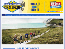 Tablet Screenshot of isleofwightchallenge.com